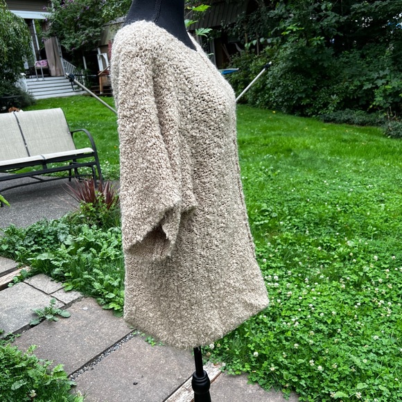 Cheap Monday Zyracuse Tan Mohair Wool Blend Tunic Dress Sweater Size Medium - Picture 1 of 11